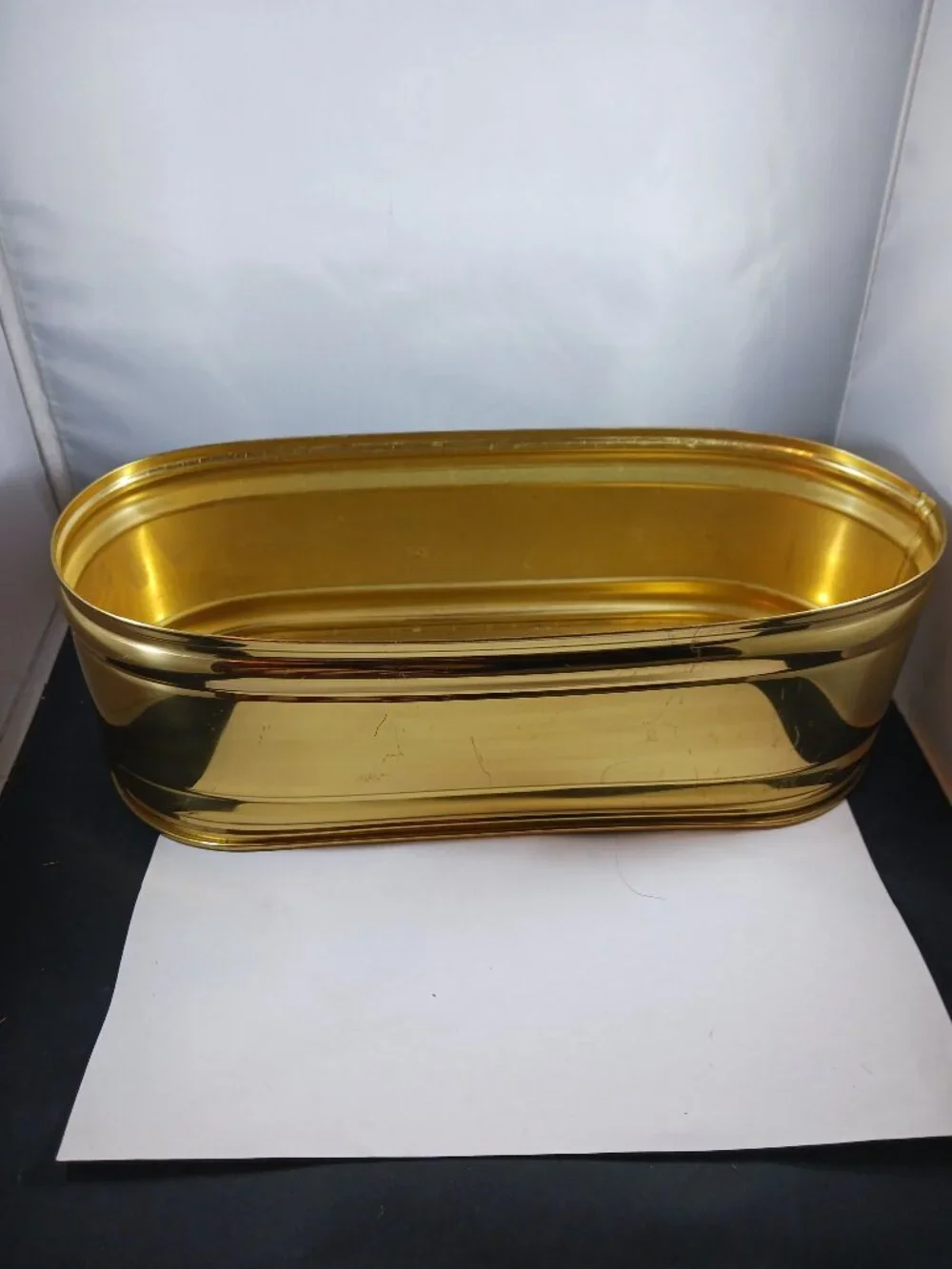 Vintage Bristol Brass Planter 13